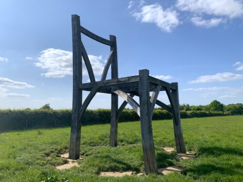 The 20ft Sculpted chair between Priors Hardwick to Priors Marston