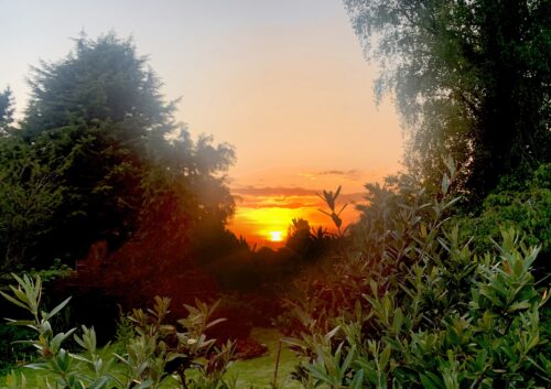Sunset across the Ancient Monument