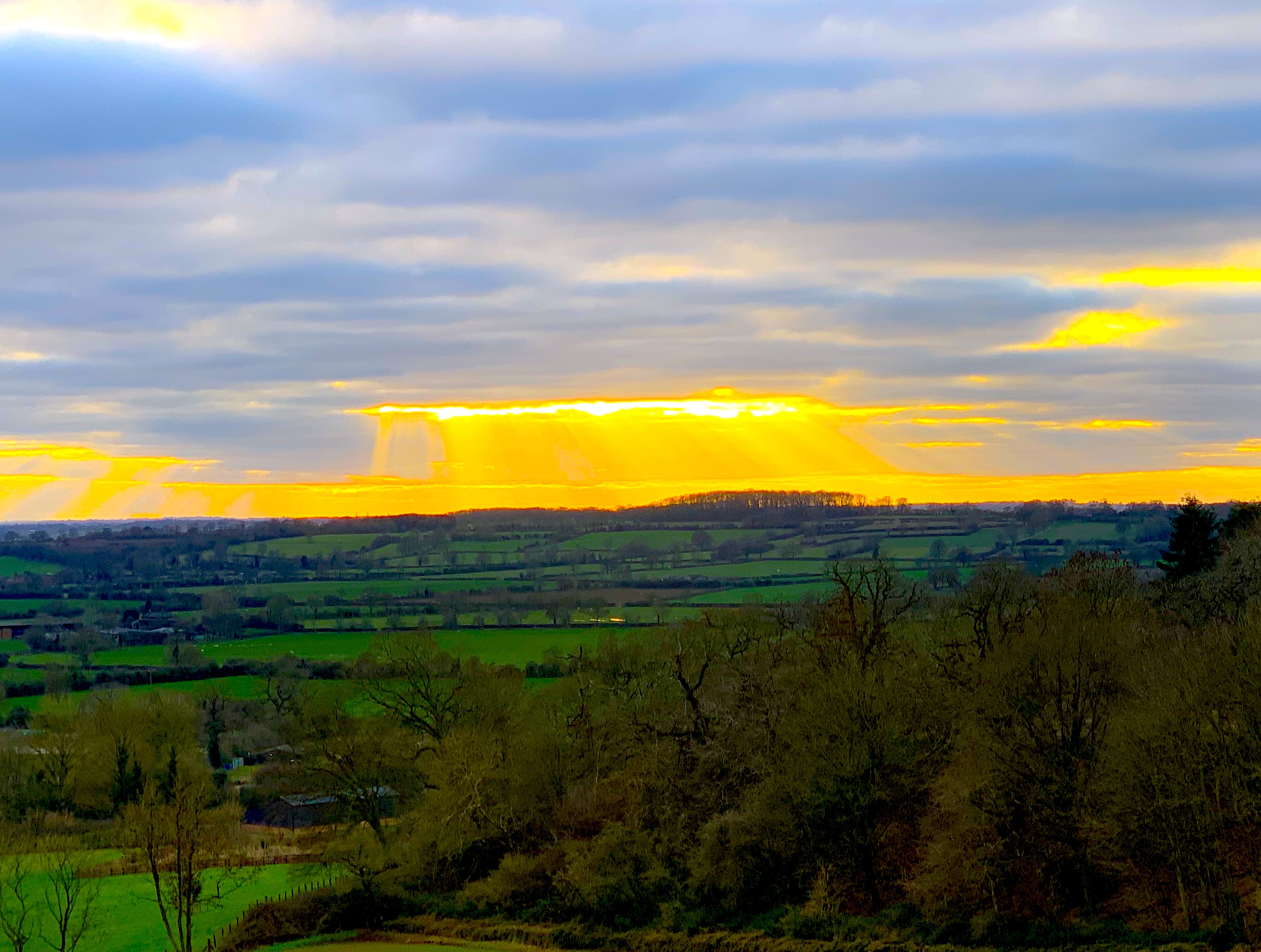 Looking towards Priors Hardwick from Hellidon
